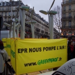 Manifestation contre le nuclaire  Paris le 17 janvier 2003 photo n5 